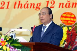 Thủ tướng Nguyễn Xuân Phúc phát biểu. (Ảnh: Thống Nhất/TTXVN)