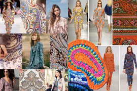Họa tiết paisley trở lại để làm đẹp tủ đồ thời trang mùa Hè 2020
