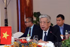 Thượng tướng Nguyễn Chí Vịnh, Thứ trưởng Bộ Quốc phòng đồng chủ trì Đối thoại Chính sách Quốc phòng Việt Nam-Thái Lan lần thứ 3. (Ảnh: Xuân Khu/TTXVN)