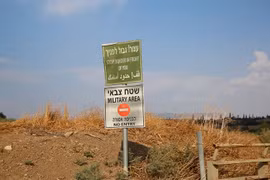 Khu vực biên giới Jordan-Israel. (Nguồn: AP)