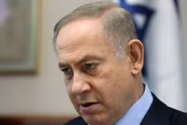 Thủ tướng Israel Benjamin Netanyahu chủ trì cuộc họp nội các hàng tuần tại Jerusalem. (Nguồn: EPA/TTXVN)