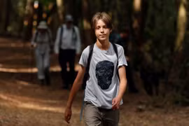 Jude Walker trong hành trình dài 336km của mình. (Nguồn: ndtv.com)