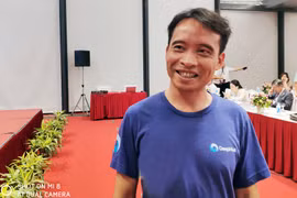 Tiến sỹ Bùi Hải Hưng cho biết sẵn sàng làm việc trong môi trường của Việt Nam nếu có cơ hội tốt. (Ảnh: T.H/Vietnam+)