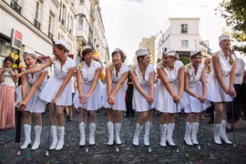 Nhóm Majoretteketet-Bruxelles sẽ múa diễu hành vòng quanh khu vực phố đi bộ. (Ảnh do Đại sứ quán Bỉ cung cấp)