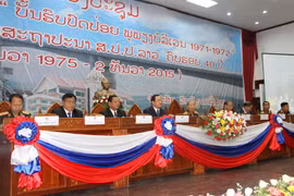 Thượng tướng Saman Viyaket (giữa) chủ trì Hội thảo. (Ảnh: Phạm Kiên/TTXVN)