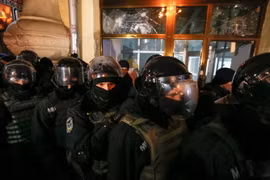  Cảnh sát Ukraine. (Nguồn: EPA/TTXVN)
