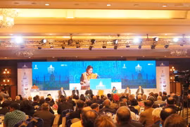 Toàn cảnh Đối thoại Raisina 2016. (Ảnh: Huy Bình-Đăng Chính/Vietnam+)