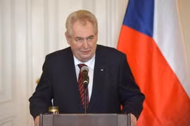 Tổng thống Cộng hòa Séc Milos Zeman. (Nguồn: AFP/TTXVN)