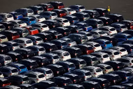 Nhật Bản xuất khẩu ôtô. (Nguồn: Reuters)