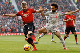 Manchester United và Liverpool chia điểm.(Nguồn: Reuters)
