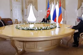 Cuộc gặp ba bên diễn ra ở Saint-Peterburg. (Nguồn: AP)