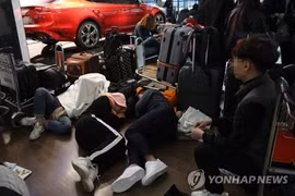 Nhiều chuyến bay ở Hàn Quốc bị hủy và hoãn vì sương mù. (Nguồn: Yonhap)