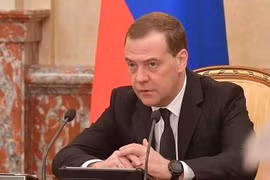 Thủ tướng Nga Dmitry Medvedev. (Nguồn: TASS)