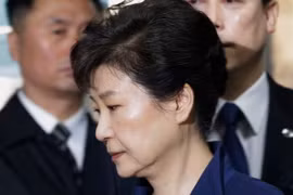 Cựu Tổng thống Hàn Quốc Park Geun-hye. (Nguồn: AP)