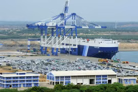 Cảng biển Hambantota. (Nguồn: AFP)
