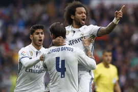 Marcelo giúp Real thắng nghẹt thở. (Nguồn: Getty Images)