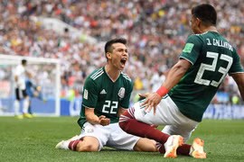 Lozano mang chiến thắng về cho Mexico. (Nguồn: Getty Images)