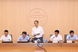 Phó Tổng Thanh tra Chính phủ Nguyễn Văn Thanh chủ trì buổi thông báo. Ảnh: Lâm Khánh/TTXVN)