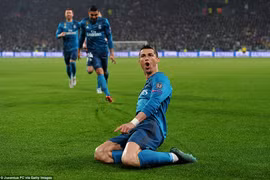 Cristiano Ronaldo lại sắm vai người hùng của Real Madrid. (Nguồn: Getty Images)