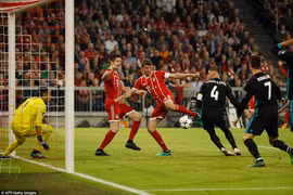 Những hình ảnh đáng nhớ ở trận "đại chiến" Bayern - Real Madrid
