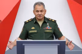 Bộ trưởng Quốc phòng Nga Sergei Shoigu. (Nguồn: Reuters)