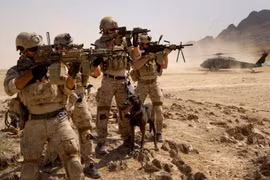 Binh sỹ Mỹ tại Iraq. (Nguồn: AP)