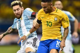 Hai siêu sao Neymar và Lionel Messi. (Nguồn: Goal.com)