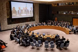Phiên họp của Hội đồng Bảo an Liên hợp quốc. (Nguồn: Reuters)