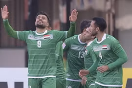 Các cầu thủ U23 Iraq.