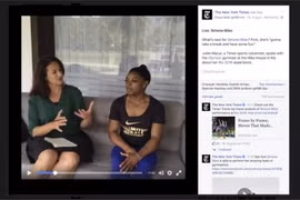 The New York Times dùng Facebook Live. (Nguồn: wan-ifra.org)