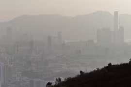 Khói mù bao phủ Bắc Kinh. (Nguồn: Getty Images)