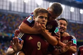 Cầu thủ Nga tại World Cup 2014. (Nguồn: topbet.eu)