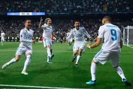 Real Madrid lần thứ 3 liên tiếp vào chung kết Champions League. (Nguồn: AFP/Getty Images)