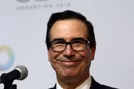 Bộ trưởng Tài chính Mỹ Steven Mnuchin. (Nguồn: Reuters)