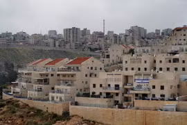 Khu định cư Do thái của Israel tại phía đông Jerusalem. (Ảnh: AFP/TTXVN)