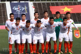 U22 Việt Nam tại giải U22 Đông Nam Á 2019. (Ảnh: Tuấn Cương/TTXVN)