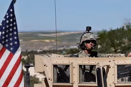 Binh sỹ Mỹ ở Syria. (Nguồn: AP)