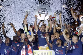 Monaco vô địch Ligue mùa giải 2016-17. (Nguồn: AP)