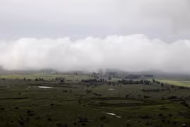 Khu vực Cao nguyên Golan do Israel chiếm đóng, ngày 25/3/2019. (Ảnh: AFP/TTXVN)