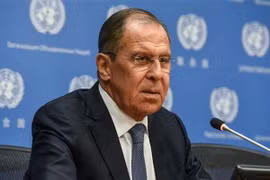 Ngoại trưởng Nga Sergei Lavrov. (Nguồn: AFP)