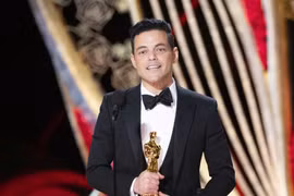 Tài tử Rami Malek tại Lễ trao giải Oscar 2019. (Nguồn: Getty Images)