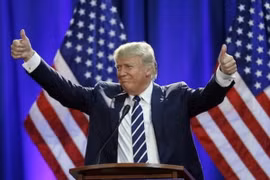 Ông Trump giành chiến thắng ở cuộc bầu cử tổng thống Mỹ. (Nguồn: AP)