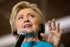 Ứng cử viên tổng tống Mỹ Hillary Clinton. (Nguồn: AP)