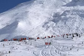 Khu trượt tuyết Tignes nằm trên dãy núi Alps. (Nguồn: AFP/Getty Images)