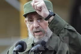 Cố lãnh tụ Cuba Fidel Castro. (Nguồn: TTXVN)
