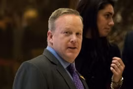 Ông Sean Spicer - Giám đốc truyền thông của ông Trump. (Nguồn: Getty Images)