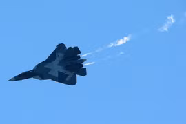 Máy bay tiêm kích thế hệ thứ 5 Su-57 của Nga. (Nguồn: TASS)