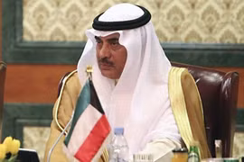 Ngoại trưởng Kuwait Sabah Al-Khalid Al-Sabah. (Nguồn: AP)