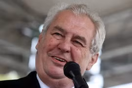 Tổng thống Cộng hòa Séc Milos Zeman. (Nguồn: denik.cz)