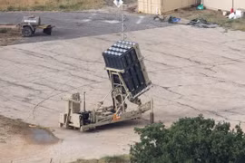 Hệ thống phòng thủ tên lửa Vòm Sắt của Israel. (Nguồn: EPA-EFE/TTXVN)